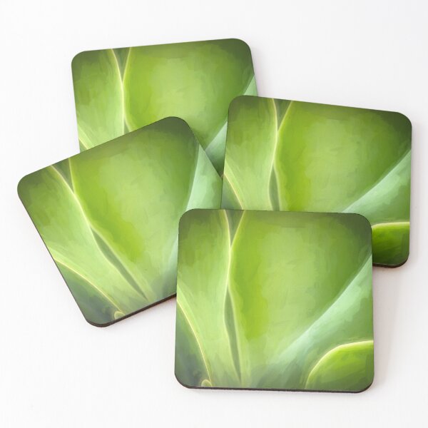 Item preview, Green Agave Leaves Abstract X112 designed and sold by RichFrancoCars.