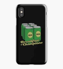 Beer Breakfast of Champions Vintage iPhone Case
