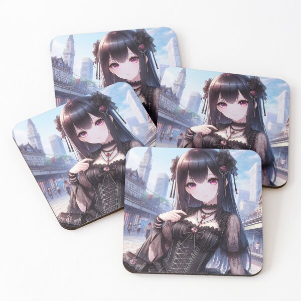 Item preview, Gothic Elegance in Urban Setting designed and sold by ZenOfAIarts.