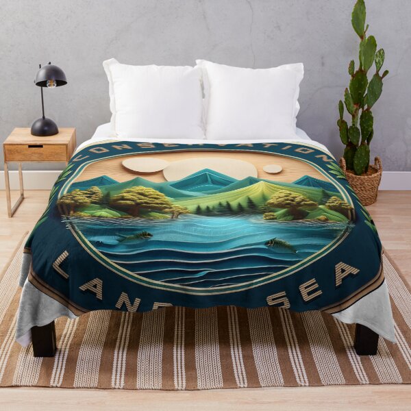 Item preview, Conservation, Land & Sea Round Logo designed and sold by hermosaman.