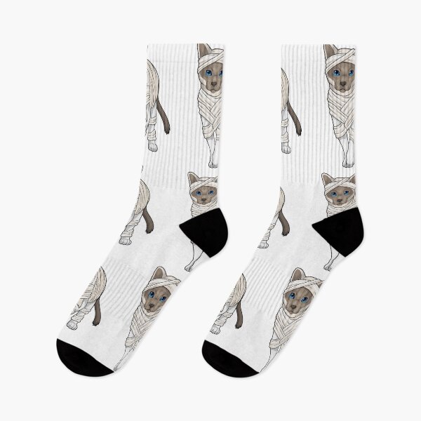 Item preview, Siamese Halloween Mummy designed and sold by Snabdesign84.