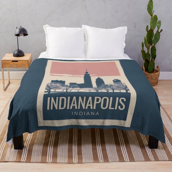 Item preview, A Vintage Travel Illustration of Indianapolis - Indiana - US designed and sold by GoodOldVintage.