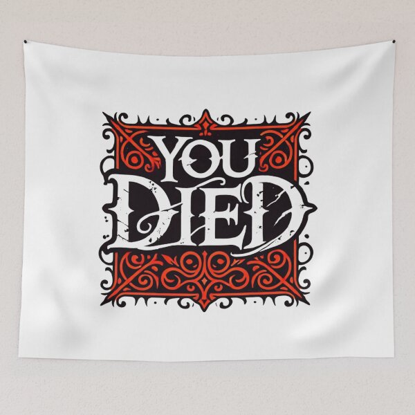 Item preview, You Died -  Inspired designed and sold by KazyWeeb.