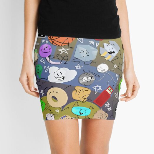 Battle for BFDI Mini Skirt