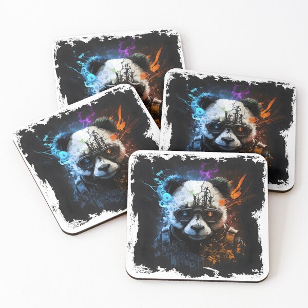 Item preview, Cool Cyberpunk Panda Bear designed and sold by MLArtifex.