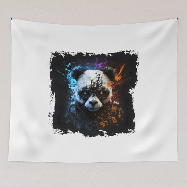 Item preview, Cool Cyberpunk Panda Bear designed and sold by MLArtifex.