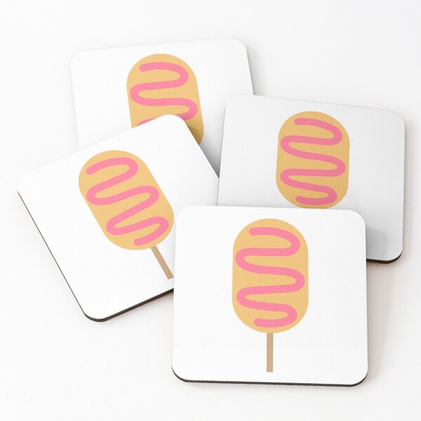 Item preview, Cute circus carnival animals and snack cartoon illustration corn dog designed and sold by nuchz.