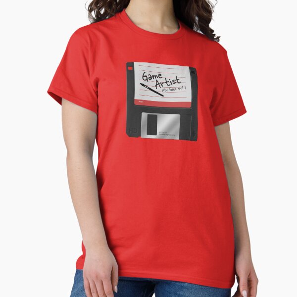 Game Artist Vintage Floppy Disk Classic T-Shirt