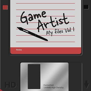 Artwork thumbnail, Game Artist Vintage Floppy Disk by darkskygear