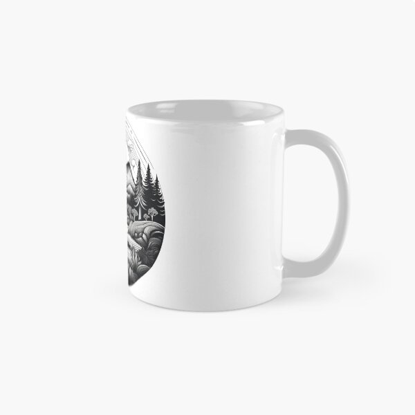 Item preview, The forest surrounded by the sunset - Modern, neutral, mystical and elegant design designed and sold by Nell-e.