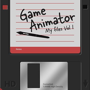 Artwork thumbnail, Game Animator Vintage Floppy Disk by darkskygear