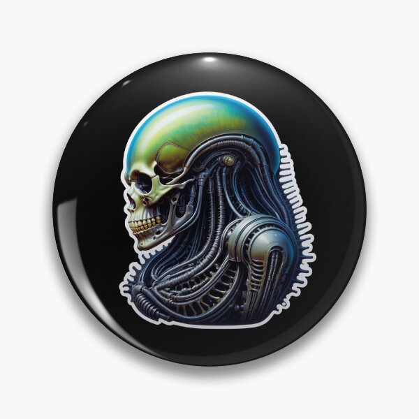 Item preview, Futuristic Cyborg Skull and Technology designed and sold by artwaves.