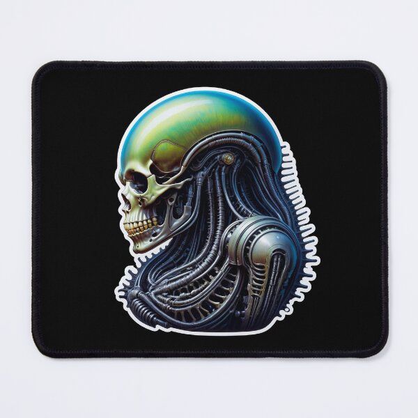 Item preview, Futuristic Cyborg Skull and Technology designed and sold by artwaves.