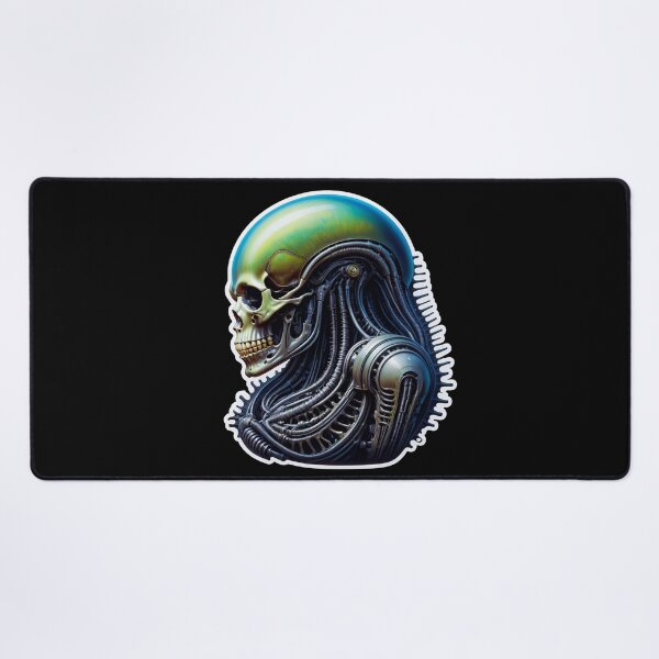 Item preview, Futuristic Cyborg Skull and Technology designed and sold by artwaves.
