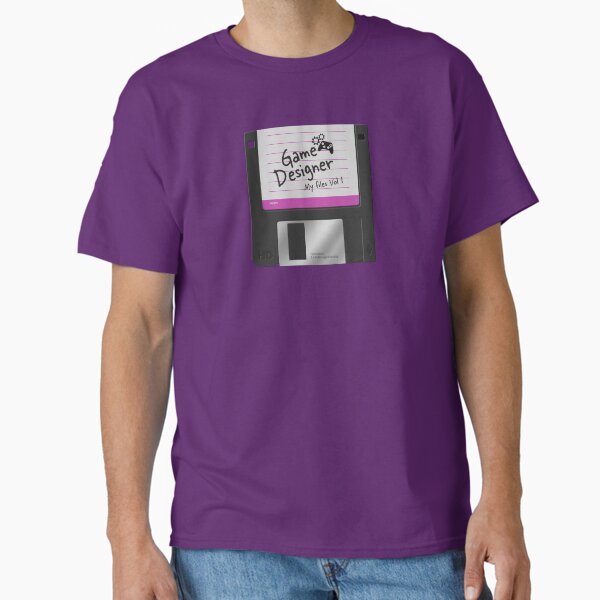 Game Designer Vintage Floppy Disk Classic T-Shirt