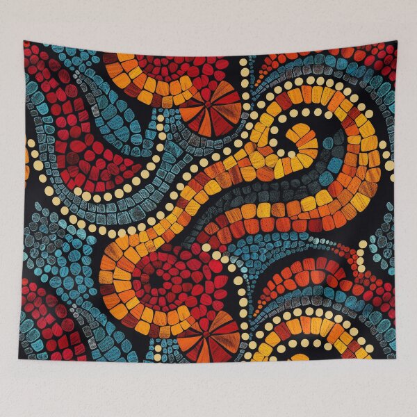 Item preview, Australian Aboriginal dot art pattern design designed and sold by anins-azuree.