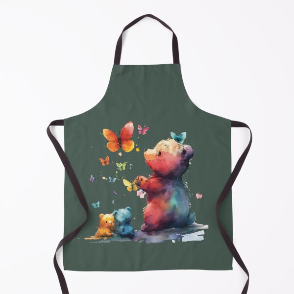 Item preview, Rainbow cute bear, Bear custom, Teddy Bear funny with Butterflies of many colors designed and sold by CHOKCHAIVONGDEE.