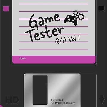 Artwork thumbnail, Game Tester Vintage Floppy Disk by darkskygear