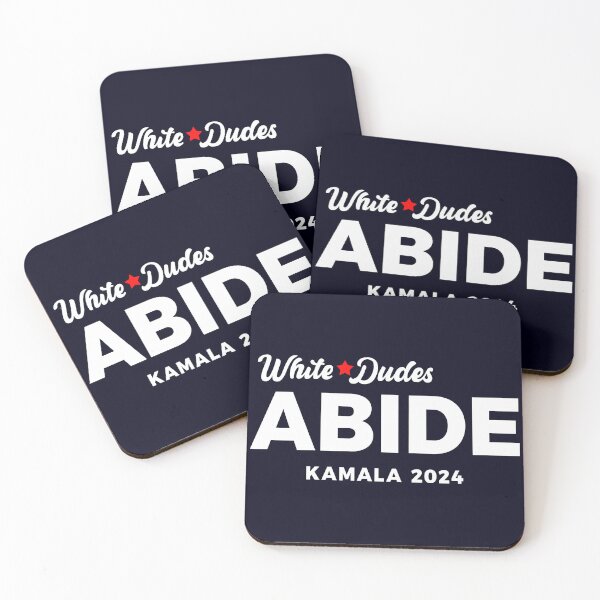 Item preview, White Dudes for Harris, Abide Kamala 2024 designed and sold by BootsBoots.