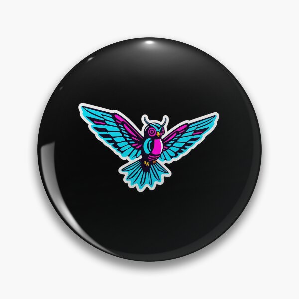 Item preview, Vibrant Cartoon Owl in Flight designed and sold by artwaves.