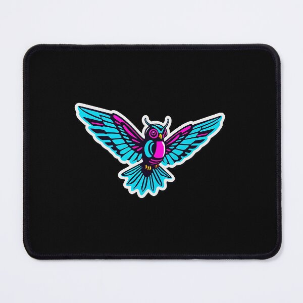Item preview, Vibrant Cartoon Owl in Flight designed and sold by artwaves.