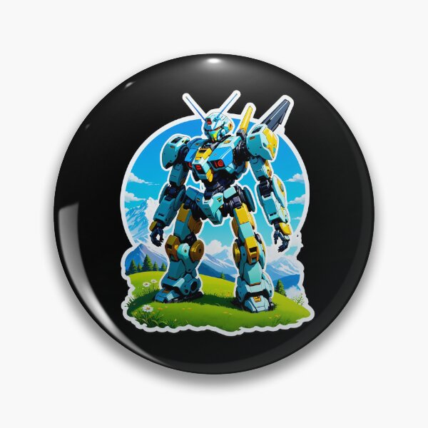 Item preview, Giant Robot in Alpine Meadow designed and sold by artwaves.