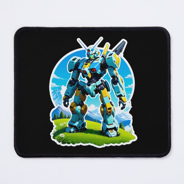 Item preview, Giant Robot in Alpine Meadow designed and sold by artwaves.