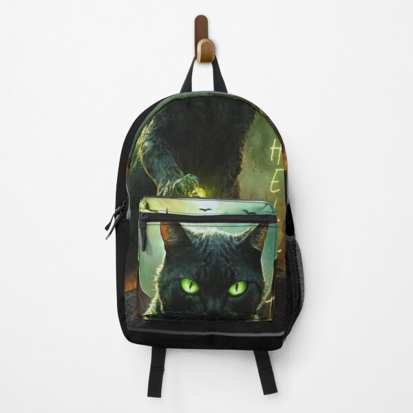 Item preview, "Hellish cat - welcome to hell - Halloween" designed and sold by CamillaCreation.