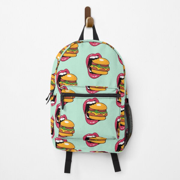 Item preview, Sexy sticker of a lip biting into a burger designed and sold by Zummi.
