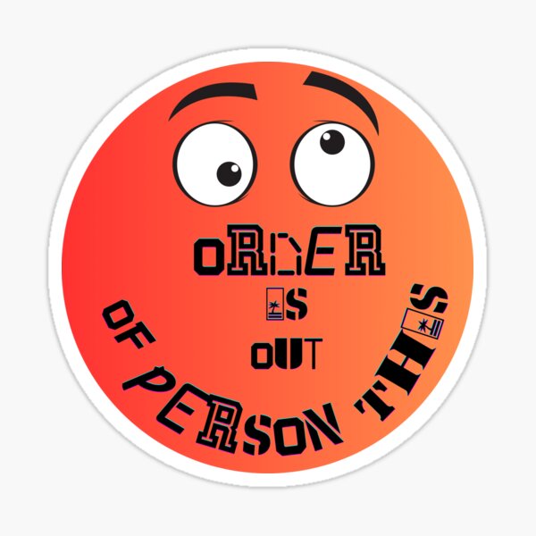Item preview, This person is out of order designed and sold by IFarty.