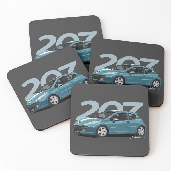 Item preview, Peugeot 207 (3-door hatch pre-facelift) in Bleu Neysha (Blue/Teal) designed and sold by Nickssan.