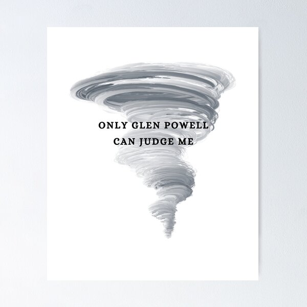 Item preview, Glen Powell tornado Judge designed and sold by Aleksvndra.