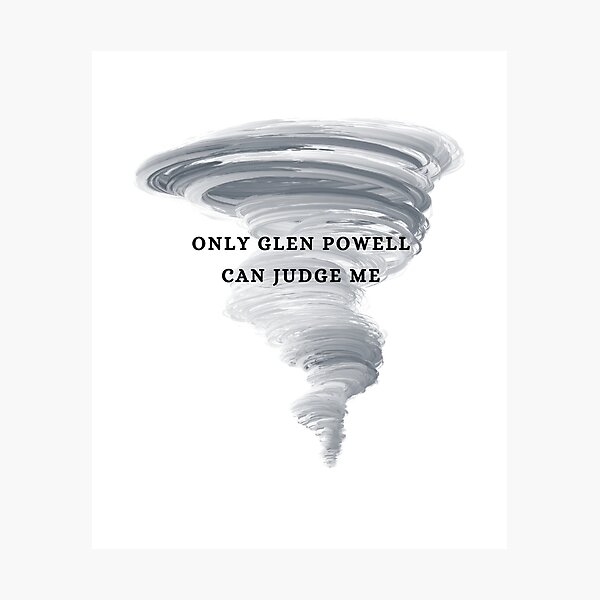 Item preview, Glen Powell tornado Judge designed and sold by Aleksvndra.