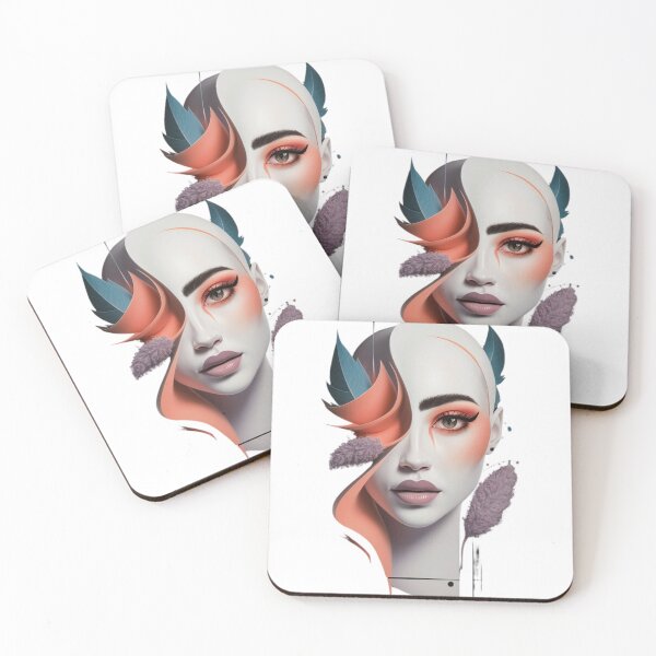 Item preview, Minimalist Female Face Illustration - PEACH FUZZ 2024 designed and sold by piketo.