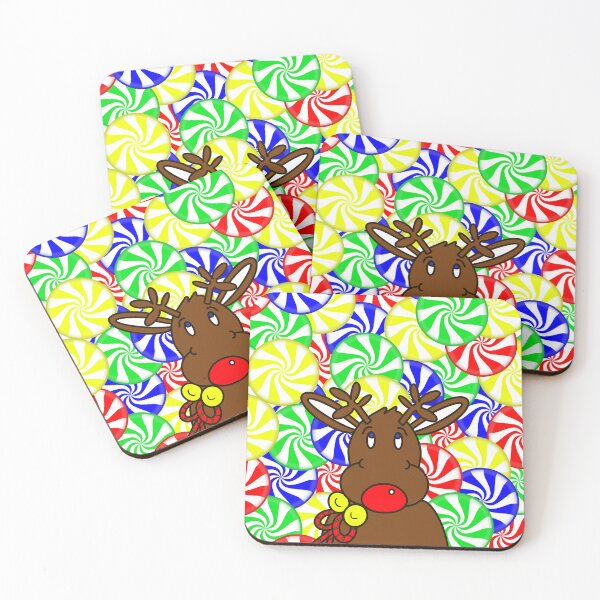 Item preview, Funny Christmas Reindeer Candy designed and sold by Sartoris Art.