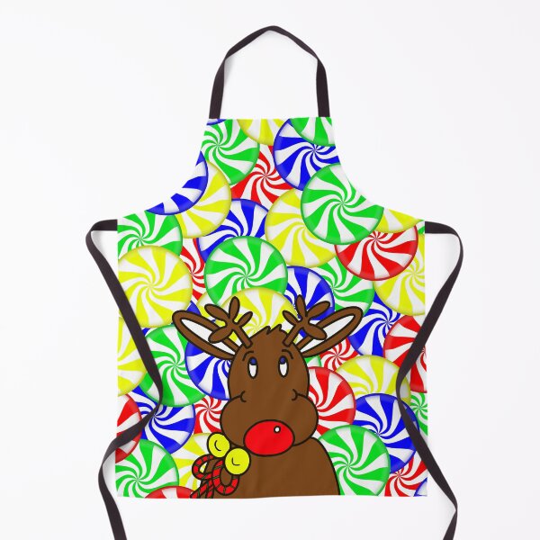 Item preview, Funny Christmas Reindeer With Candy designed and sold by Sartoris Art.