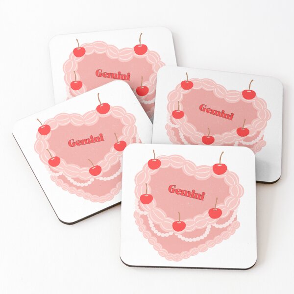 Item preview, Gemini Vintage Birthday Cake designed and sold by UptownGirls.