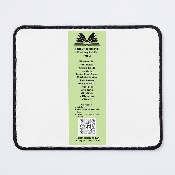 Item preview, Spooky Frog Book Fair 2 Author List Bookmark designed and sold by SpookyFrogBooks.