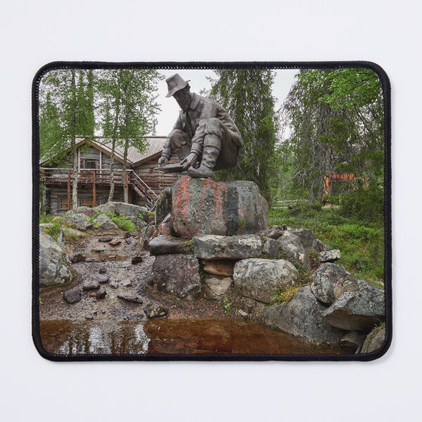 Item preview, Gold prospector statue. Tankavaara Gold Village designed and sold by Jouko Lehto Photography.