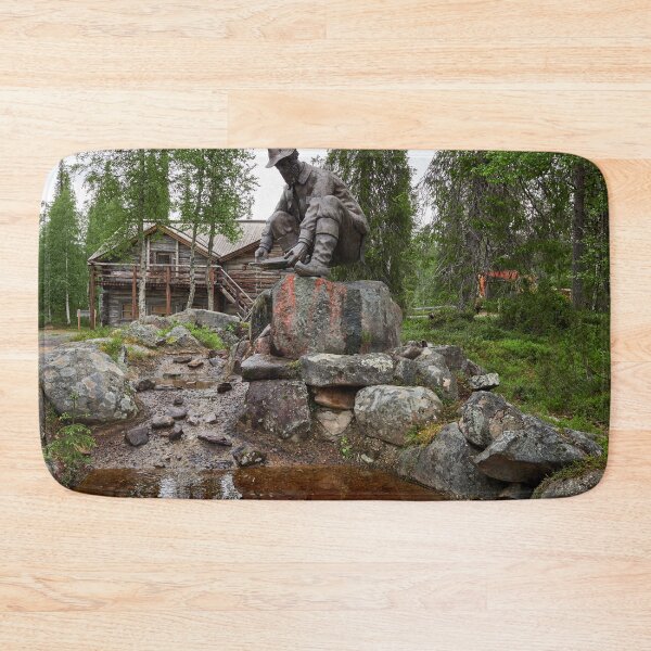 Item preview, Gold prospector statue. Tankavaara Gold Village designed and sold by Jouko Lehto Photography.