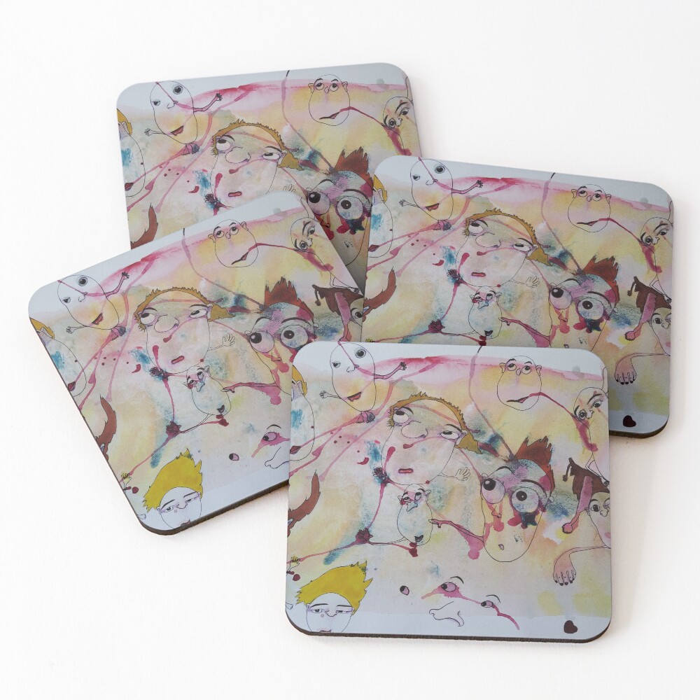 Item preview, Coasters (Set of 4) designed and sold by Rorschach68.