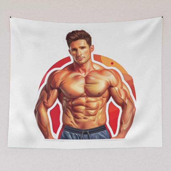 Item preview, New Series: Bodybuilder Sticker #9 designed and sold by ForeverPrintsOK.