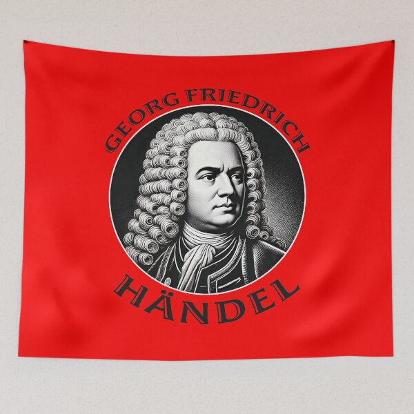 Artikelvorschau, Georg Friedrich Händel Barockkomponist entworfen und verkauft von AntiqueImages.