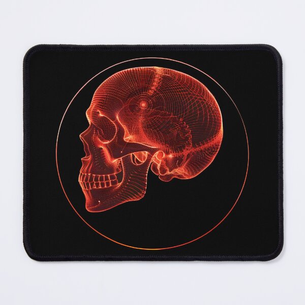 Item preview, Neon Spirograph Skull Illusions designed and sold by AI-Only Creations.