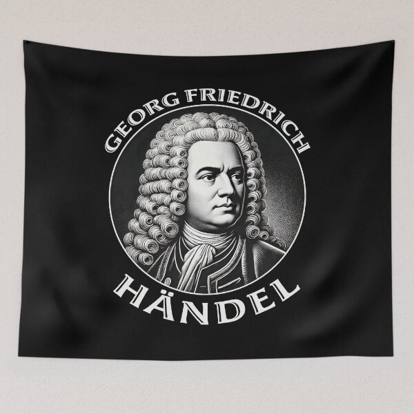 Artikelvorschau, Georg Friedrich Händel, klassischer Komponist entworfen und verkauft von AntiqueImages.