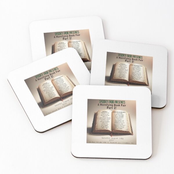 Item preview, Spooky Frog Book Fair part 2 official Author and Vendor list designed and sold by SpookyFrogBooks.