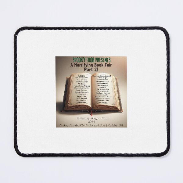 Item preview, Spooky Frog Book Fair part 2 official Author and Vendor list designed and sold by SpookyFrogBooks.