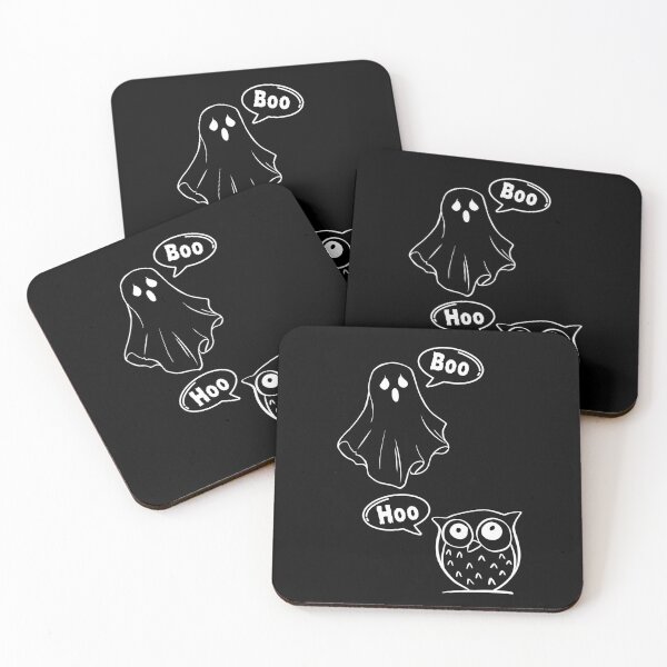 Item preview, Boo Hoo Ghost and Owl Convo designed and sold by SunandShade.