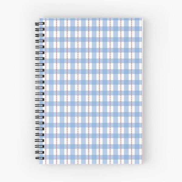 Item preview, Flower Gingham - Blue designed and sold by BayhillStudio.