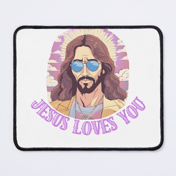 Item preview, Jezus loves you designed and sold by WeJustMakeFUN.